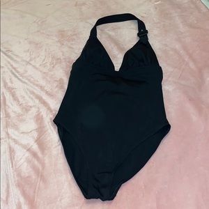 Burberry One piece halter bathing suit black S